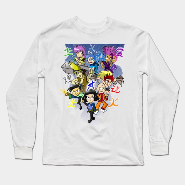 Tamashi - Inner Child Long Sleeve T-Shirt by RM Prod (Ryan McCarthy Productions)